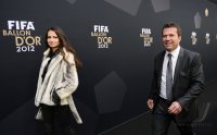 Fussball International  FIFA Ballon d Or 2012: Lothar Matthaeus (Deutschland) mit Anastasia