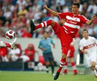 Fussball Ligapokal: Stuttgart - Muenchen