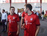 Fussball 1. Bundesliga 15/16: Fototermin beim FC Bayern Muenchen