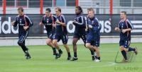 Training beim FC Bayern Muenchen mit reduziertem Team