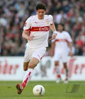 Fussball 1. Bundesliga: Stuttgart, GOMEZ Einzelaktion