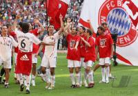 Fussball 1.Bundesliga JUBEL  FC Bayern Muenchen