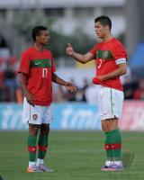Fussball International:  Cristiano RONALDO und NANI (Portugal)