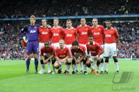 Fussball CHL  Saison 2010/2011:  Manchester Teamfoto
