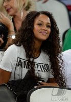 Fussball International WM Qualifikation 2014: Fanny Neguesha, Freundin von Mario Balotelli (Italien)