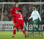 FUSSBALL 1. Bundesliga  JUBEL SC Freiburg