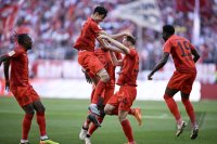 Fussball 1. Bundesliga 23/24: FC Bayern Muenchen - VfL Wolfsburg