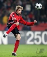 Fussball UEEA CUP, Leverkusen: KIESSLING Einzelaktion