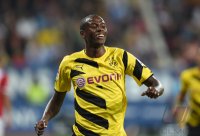 Fussball  1. Bundesliga  14/15: JUBEL Adrian Ramos (Borussia Dortmund)