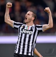 FUSSBALL SERIE A 2013/2014: JUBEL Leonardo Bonucci (Juventus Turin)