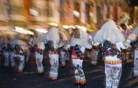 Schwaebisch-alemannische Fastnacht / Fasnet Rottenburg Hexentanz 2015