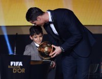Fussball International  FIFA Ballon d Or 2014: Cristiano Ronaldo (Real Madrid / Portugal)