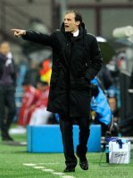 FUSSBALL SERIE A: Trainer Massimiliano Allegri (Milan)