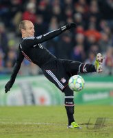 Fussball CHL  Saison 2011/2012:  Arjen Robben (FC Bayern Muenchen)