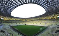 Fussball International EM 2012 : Uebersicht der PGE Arena , EM Stadion von Danzig