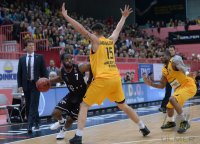 Basketball 1. Bundesliga 14/15 Hauptrunde:  Walter Tigers Tuebingen - Telekom Baskets Bonn