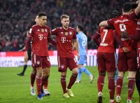 Fussball 1. Bundesliga Saison 21/22: FC Bayern Muenchen -  SC Freiburg