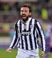 Fussball Europa League Saison 2013/2014: JUBEL Andrea Pirlo (Juventus Turin)