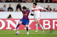 FUSSBALL  International CHL 09/10 : VfB Stuttgart -  FC Barcelona