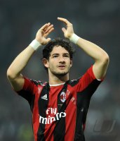 FUSSBALL SERIE A:  Jubel Pato (AC Mailand)