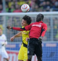 Fussball 1. Bundesliga  Saison 2010/2011:  SC Freiburg - Borussia Dortmund
