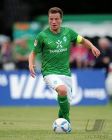 Fussball 1. Bundesliga, Testspiel: Werder Bremen, BARGFREDE am Ball