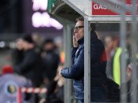 Fussball DFB Pokal Achtelfinale 14/15: Trainer Peter Stoeger (1. FC Koeln)