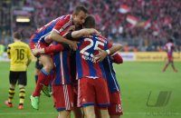 Fussball 1. Bundesliga Saison 14/15: FC Bayern Muenchen - Borussia Dortmund