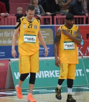 Basketball 1. Bundesliga 14/15 Hauptrunde:  Walter Tigers Tuebingen  - FC Bayern Muenchen