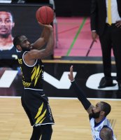 Basketball 1. Bundesliga 17/18 Hauptrunde: Walter Tigers Tuebingen - Oettinger Rockets Gotha/Erfurt