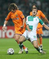 Fussball, Champions League: Bremen - Barcelona