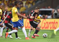 FUSSBALL WM 2014, HALBFINALE: Brasilien - Deutschland