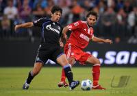 Fussball 1. Bundesliga: T Home Cup , FC Schalke 04 - FC Bayern Muenchen