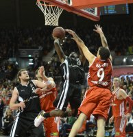 Basketball 1. Bundesliga 2012/2013:  FC Bayern Muenchen - Walter Tigers Tuebingen