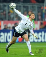 Fussball CHL  Saison 2011/2012:  Torwart Manuel Neuer (FC Bayern Muenchen)