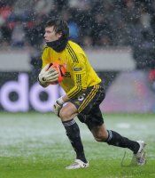 Fussball: Europa League, Saison 2010/2011: Torwart Fabian Giefer  (Leverkusen)