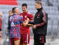 Fussball 1. Bundesliga Saison 21/22: Teampraesentation FC Bayern Muenchen
