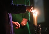 Juedisches Lichterfest; Solidarit&Atilde;&curren;tsbekundung des Rexinger Synagogenvereins