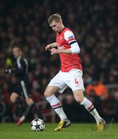 FUSSBALL INTERNATIONAL CHL ACHTELFINALE 12/13: Per Mertesacker (Arsenal)