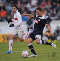 Fussball 1. Bundesliga  Saison 2010/2011:  VfB Stuttgart - TSG 1899 Hoffenheim