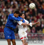 FUSSBALL 1. Bundesliga  Spielszene Stuttgart - Rostock