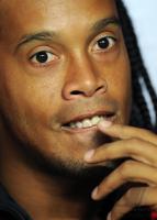 FUSSBALL INTERNATIONAL: AC Mailand - Lazio Rom, RONALDINHO
