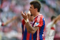 Fussball, 1. Bundesliga  Saison 2013/2014: Mario Mandzukic (FC Bayern Muenchen)