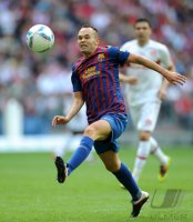 Fussball International Audi Cup 2011: Andres Iniesta (Barca)