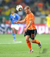 FUSSBALL WM 2010, VIERTELFINALE: Holland - Brasilien