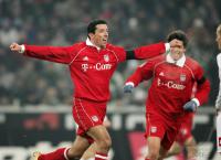 Fussball 1. Bundesliga: Gladbach - Bayern, Jubel MAKAAY