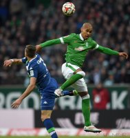 Fussball, 1. Bundesliga  Saison 2014/2015: SV Werder Bremen - VfL Wolfsburg
