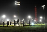 Fussball 1. Bundesliga 11/12: FC Bayern Muenchen Training in Doha