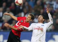 Fussball, 1. Bundesliga: Hamburg - Hannover
