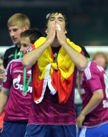 Fussball: DFB Pokal Finale: Jubel  Raul (FC Schalke 04)
